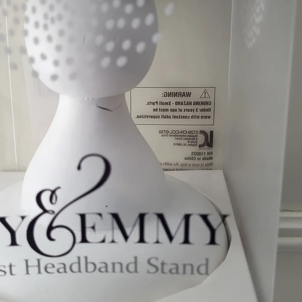 Baby Headband Stand And Hair Bands Black, White, Gold and Red NIB
